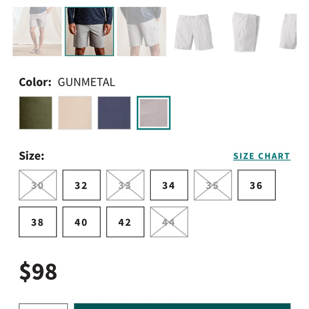 Orvis Men’s 9” Tech 4-way stretch Shorts - Gray - Picture 11 of 13